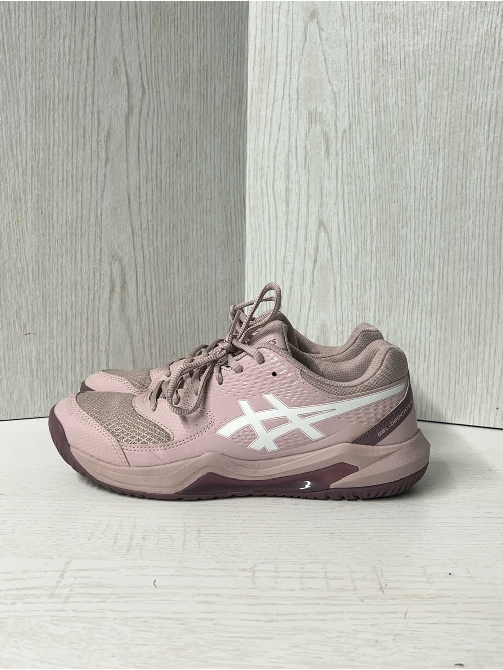 Asics Gel-Dedicate Pink Sneaker Women's US 9.5 Tennis Shoes